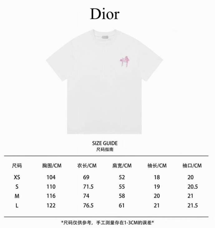 Dior T Shirts Short _SKUDiorXS-Lxetr19815430